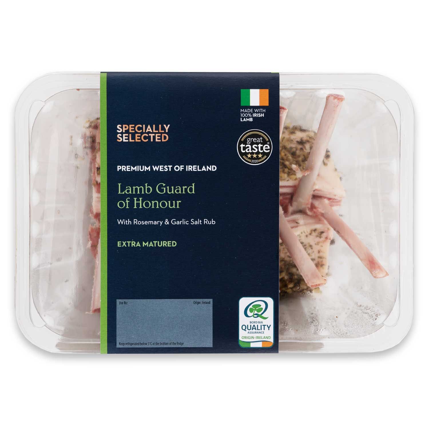 Lamb Guard Of Honour With Rosemary And Garlic Salt Rub 800g Specially Selected